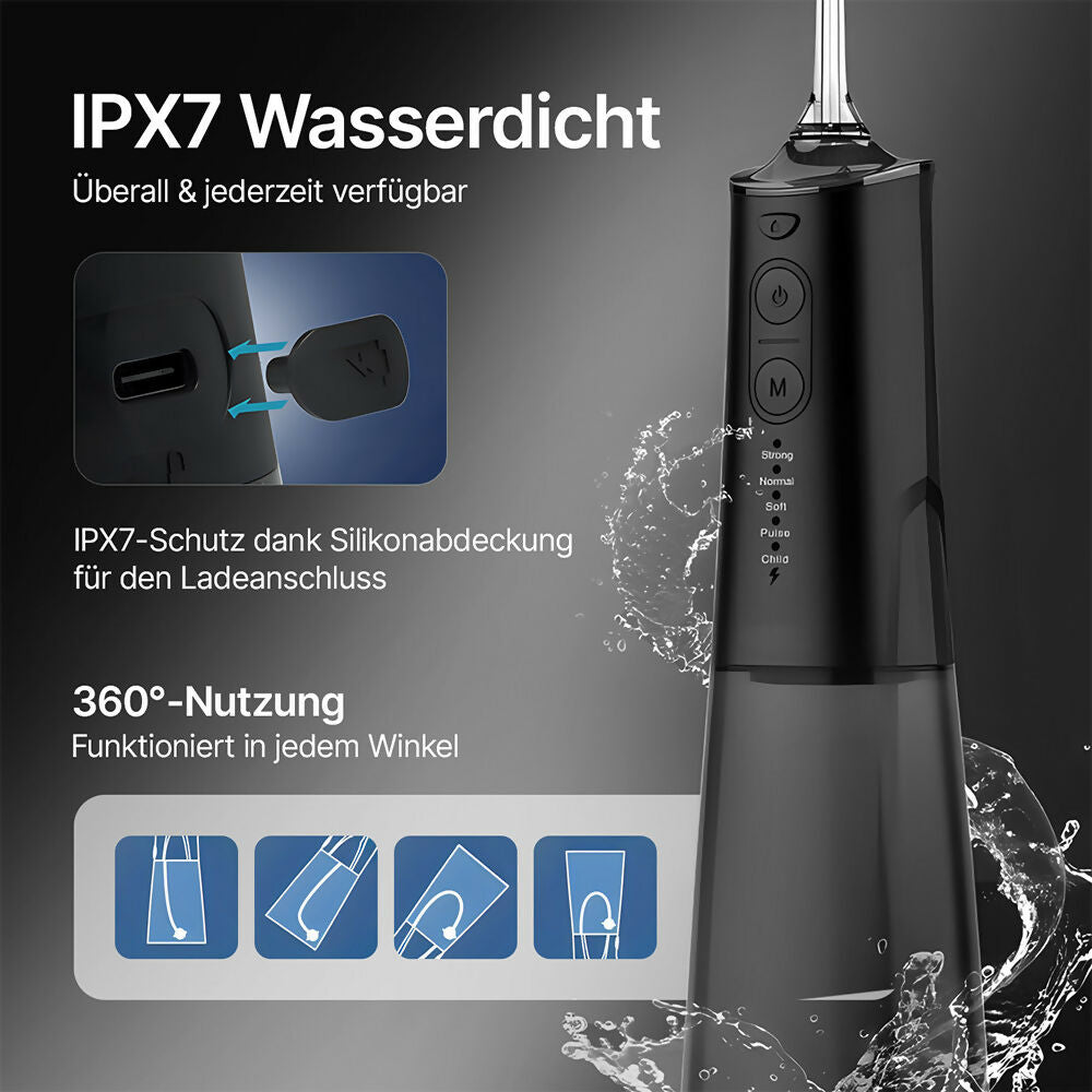 Smyli ProFlow 2.0 - Tiefenreine Reinigung und gesundes Zahnfleisch dank präziser Wasserstrahl-Technologie